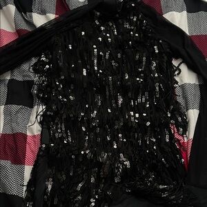 Elegant Black Sequin Dress